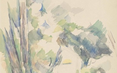 Paul Cézanne (1839-1906), Route en sous-bois
