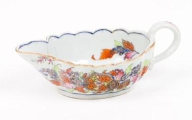 A sauce boat Chinese export porcelain Polychrome …
