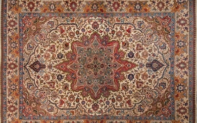 Persian Tabriz Rug 395 X 295 Cm