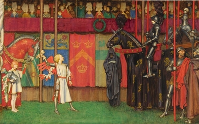 THE CHALLENGE, Eleanor Fortescue-Brickdale, R.W.S.