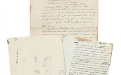 ETIENNE GEOFFROY SAINT HILAIRE (1772-1844) « Sur plusieurs circonstances nouvelles de l’organisation sexuelle des animaux à bourses » : manuscrit autographe