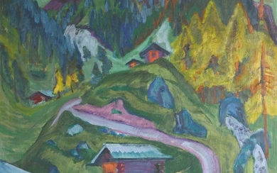 ALPWEG (BERGWEG) (ALP PATH; MOUNTAIN PATH), Ernst Ludwig Kirchner
