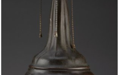 79326: Handel Patinated Metal Lamp Base, circa 1910 Mar