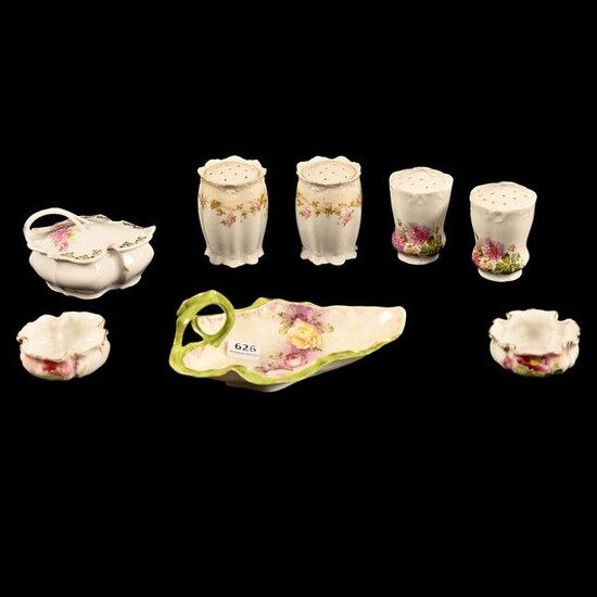 (8) Assorted Items, Prussia Style Porcelain