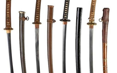 Four Signed Samurai Swords