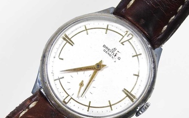 A Breitling Geneve vintage gentleman's wristwatch, circa 1960's, the signed...