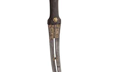 A Caucasian kinzal with Zulfiqar blade, 19th century