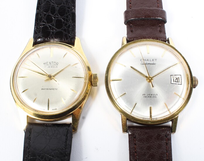A Chalet Automatic gents wristwatch, 25 jewel movement