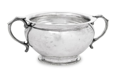 A Continental Silver Handled Bowl