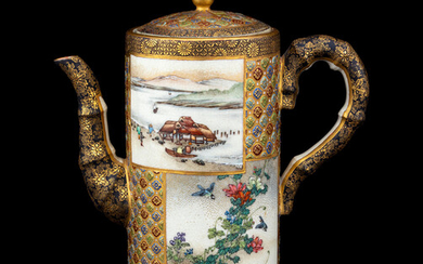 A Japanese Satsuma Teapot