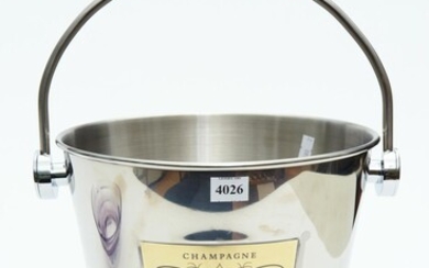 A LAURENT PERRIER CHAMPAGNE BUCKET, 37 CM HIGH INCLUDING THE HANDLE