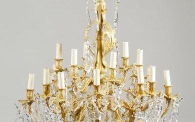A Louis XV style chandelier