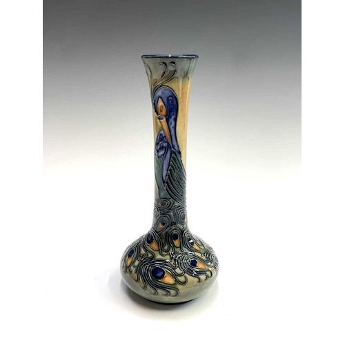 A Moorcroft 'Phoenix' pattern vase, designed by Rachel Bisho...
