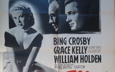 A Provincial Girl (1954) By George Seaton with Bing Crosby, Grace Kelly, William Holden Poster 0,60 x 0,80 m Illustrated by Claude Venin Paremount Films