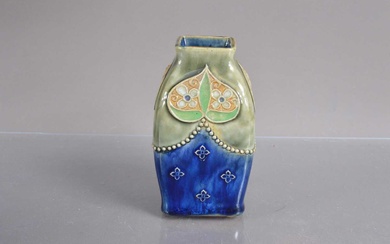 A Royal Doulton Art Nouveau style small stoneware vase circa 1880s