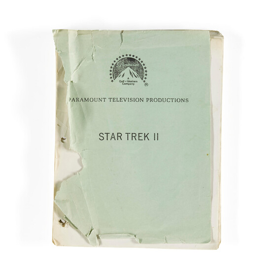 A Star Trek II The Wrath of Khan Script