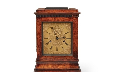 A Victorian Rosewood Four-Glass Library Clock, John Frodsham, London, Circa 1840