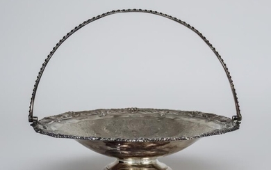 A Victorian Silver Circular Basket, by Albert Henry Thompson,...