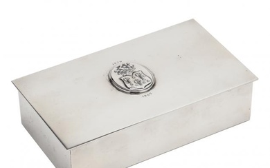 A Vintage Tiffany & Co. Sterling Silver Cigarette Box