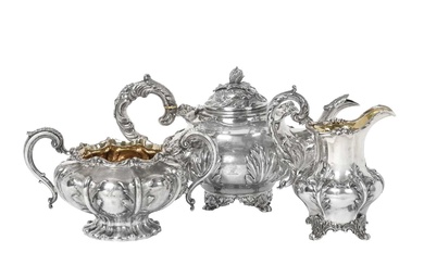 A William IV Silver Teapot by Jonathan Hayne, London, 1833