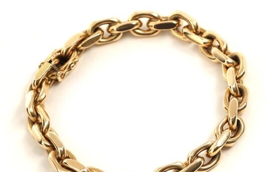SOLD. A bracelet of 14k gold. L. 20 cm. Weight app. 54 g. – Bruun Rasmussen Auctioneers of Fine Art