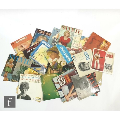 A collection of Sylvie Vartan 7 inch singles and EPs to incl...