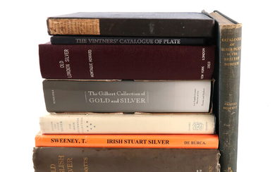 A collection of silver reference books