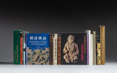 A group of approximately 65 Asian art reference books and...