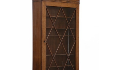 SOLD. A late Empire mahogany book cupboard. Mid-19th century. H. 173 cm. W. 85 cm. D. 28 cm. – Bruun Rasmussen Auctioneers of Fine Art