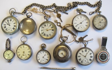 A silver pair cased Watch by William Payne, Ludlow,...