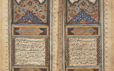 A small Qajar Qur'an, Iran, 18th century, 235ff., Arabic manuscript...