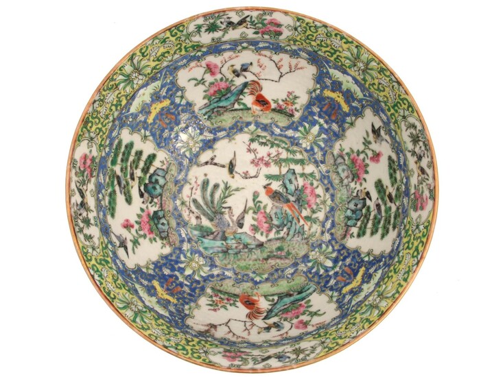 AN 18 CEN CHINESE 18TH CENTURY FAMILLE ROSE BOWL