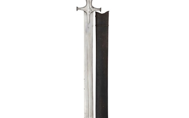 AN INDIAN SWORD (KHANDA), 19TH CENTURY