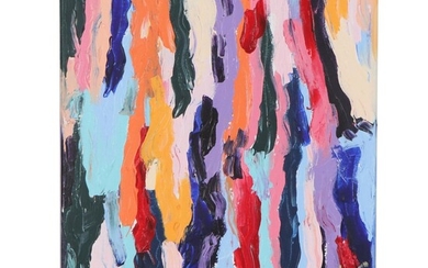 Adedotun Adesida Oil Painting "Colour-Drip," 21st Century