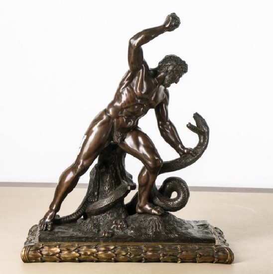 After Bosio, Classical 19th C. Bronze, Hercules
