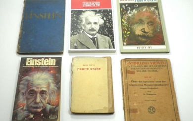 Albert Einstein (1879-1955), Collection of 6 Books About His Life