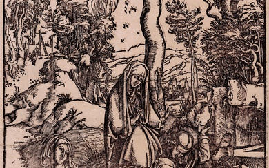 Albrecht Dürer -The Lamentation - Ca. 1497