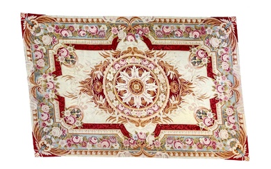 An Aubusson type tapestry panel/hanging