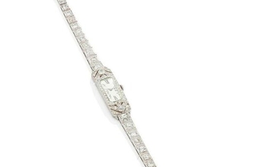 An early 20th century diamond cocktail watch, by