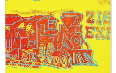 Andy Warhol Train (Toy Painting)