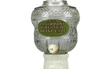 Antique Glass Richardsonâ€™s Fruit Orangeade