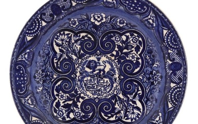 Antique Persian Qajar Staffordshire Plate