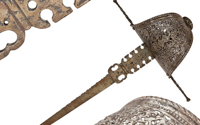 Antique Spanish Left Hand Dagger, 17th century.
