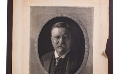 Antique Theodore Roosevelt Photo-Engraving