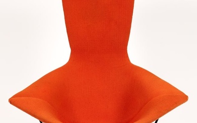 Attr. Harry Bertoia Bird Chair with Orange Cover
