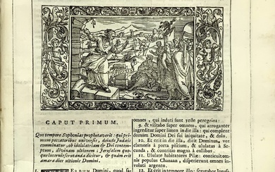 [BIBBIA] - Biblia Sacra vulgatae editionis. Venezia: Nicolò Pezzana, 1723. Folio (298x190mm). Antiporta calcografica, frontespizio in rosso e nero con…