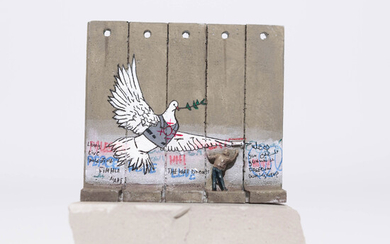 Banksy, "Walled Off Hotel - Wall Sculpture (Dove)"