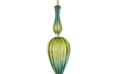 Barovier & Toso Green Murano Glass Lamp