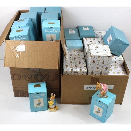 Beatrix Potter. A collection of over fifty boxed Border Fine...