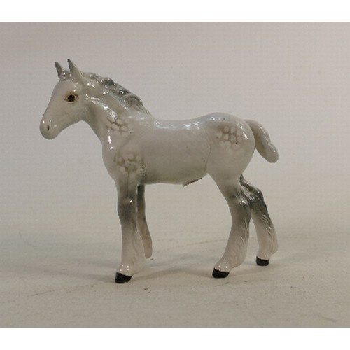Beswick large Shire foal in grey gloss: 951